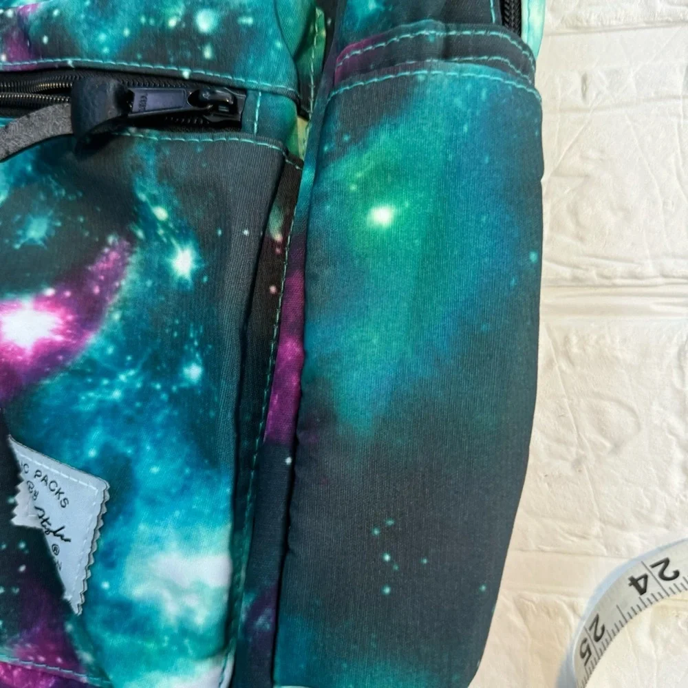 HotStyle TRENDYMAX Backpack for School Girls Boys Galaxy Green